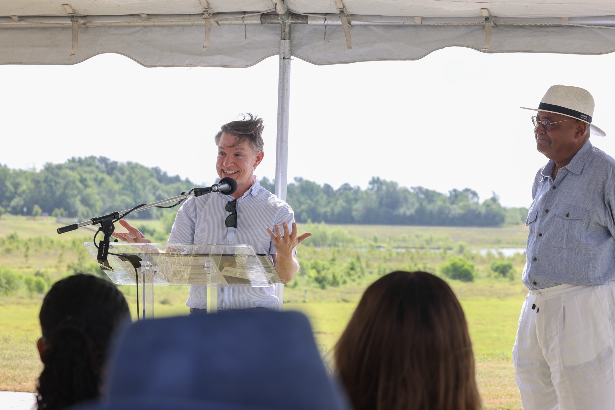 Photo from the Curtis Graves Park ribbon cutting and reception